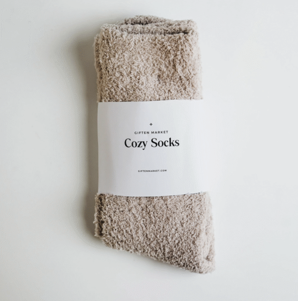Cozy Cloud Socks- Ivory